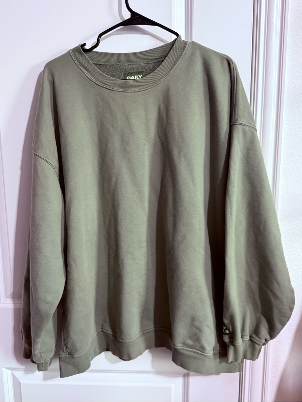Daily Drills Olive Green Crewneck Sweatshirt